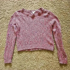 BP Brand Multi-Color Cropped Cotton Sweater, Size Large